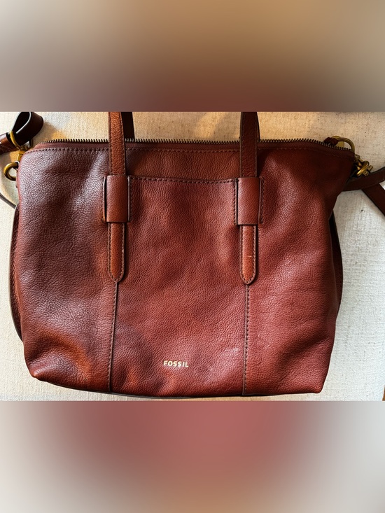 Fossil Handbags - Fossil Skylar Satchel Brandy